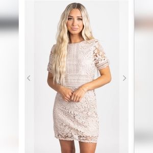Crochet Mini Dress NWT